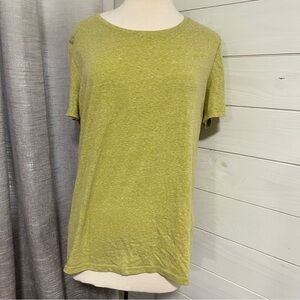Duluth Trading Co Yellow-Green Short Sleeve Tee
